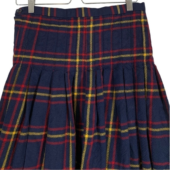 Vintage Lochcarron Tartan Plaid Pleated Kilt Skirt Size S/M - Picture 5 of 8